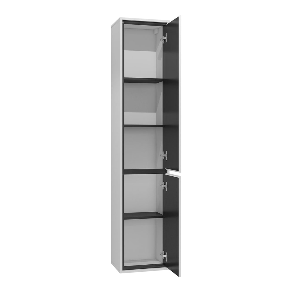 2-türiger Hochschrank Laminierte Platten Weiß - Maisons Du Monde