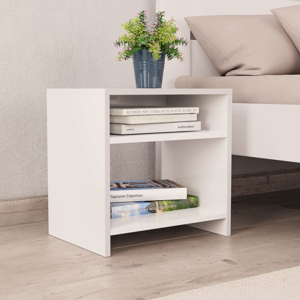 Tables de chevet bois transformé blanc 40 x 30 x 40 cm - Maisons du Monde