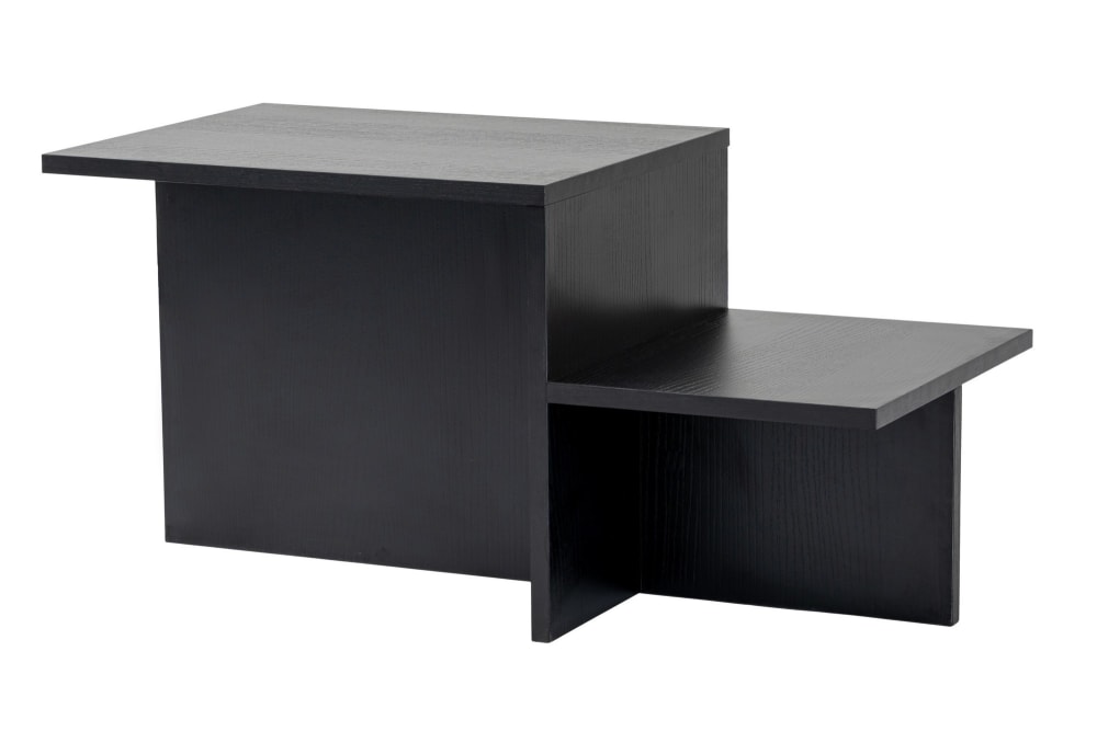 Table basse en bois marron 80 x 40 x 40 cm