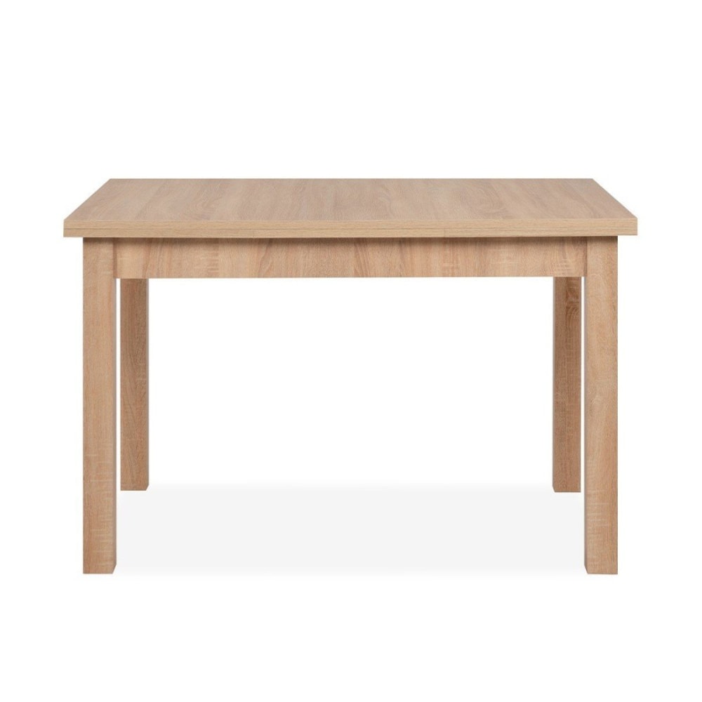 Calicosy Ausziehbarer Esstisch Eichendekor L120-200 cm style modern Beige Spanplatte