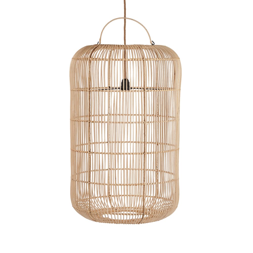 Suspension rotin marron 50x50x80cm