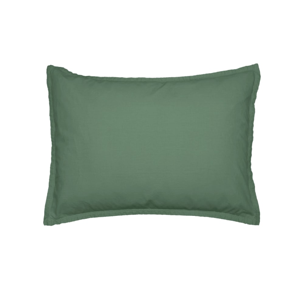 Llot de 2 taies d'oreiller en coton lichen 50x70 cm - Maisons du Monde