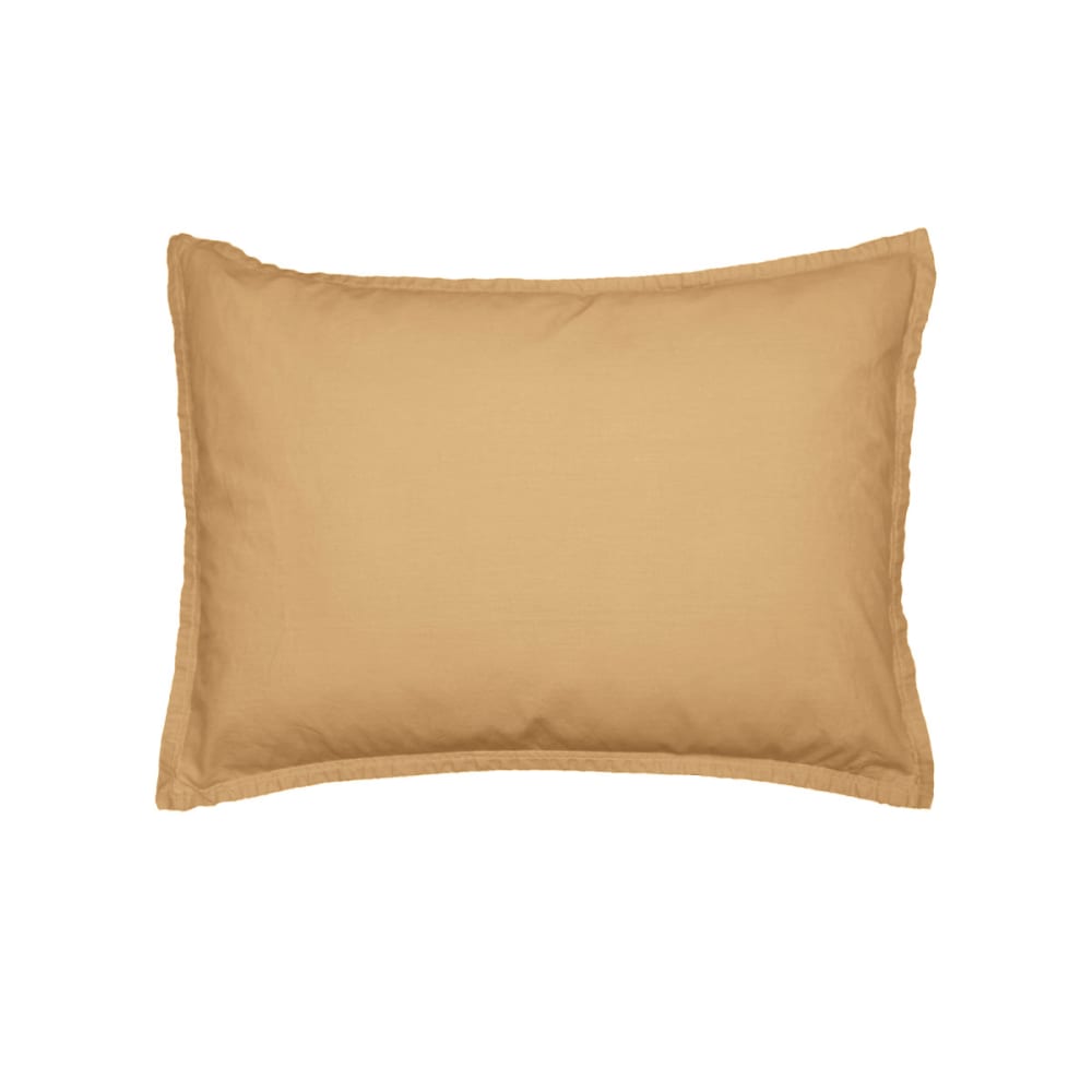 Llot de 2 taies d'oreiller en coton moka 50x70 cm - Maisons du Monde