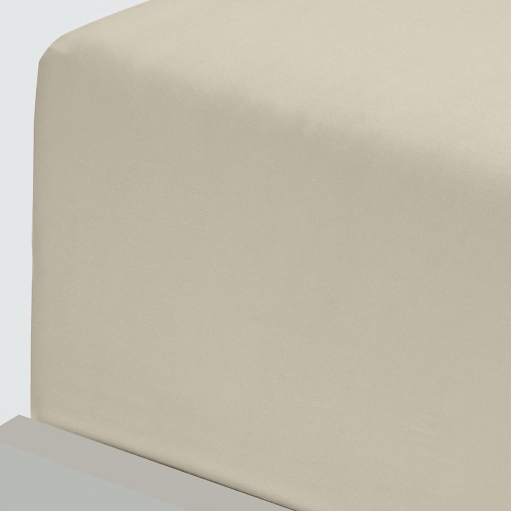 Drap housse flanelle coton bonnet 30 cm ficelle 80x200 cm