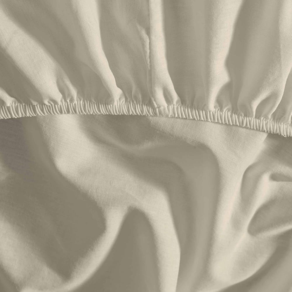 Drap housse flanelle coton bonnet 30 cm ficelle 80x200 cm — vue 3