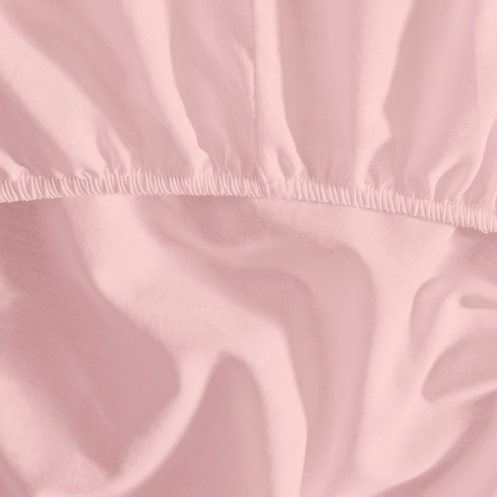 Ddrap housse en coton bonnet 30 cm poudre 200x200 cm - Maisons du Monde