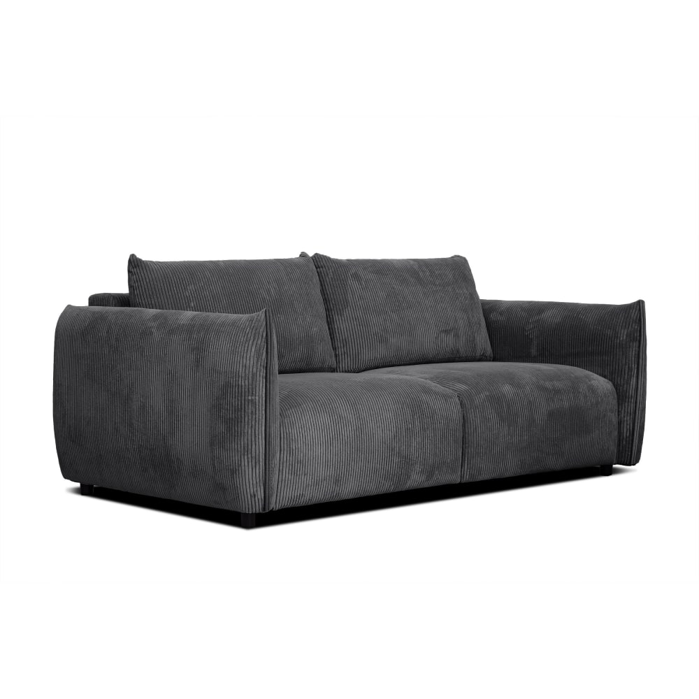 Canapé droit XXL 3 places - gris