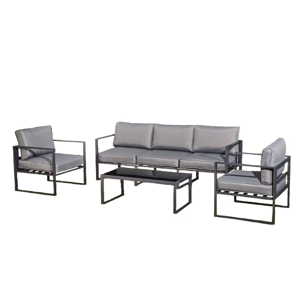 Concept Usine Gartenmöbel aus Aluminium in Grau style modern Grau Aluminium