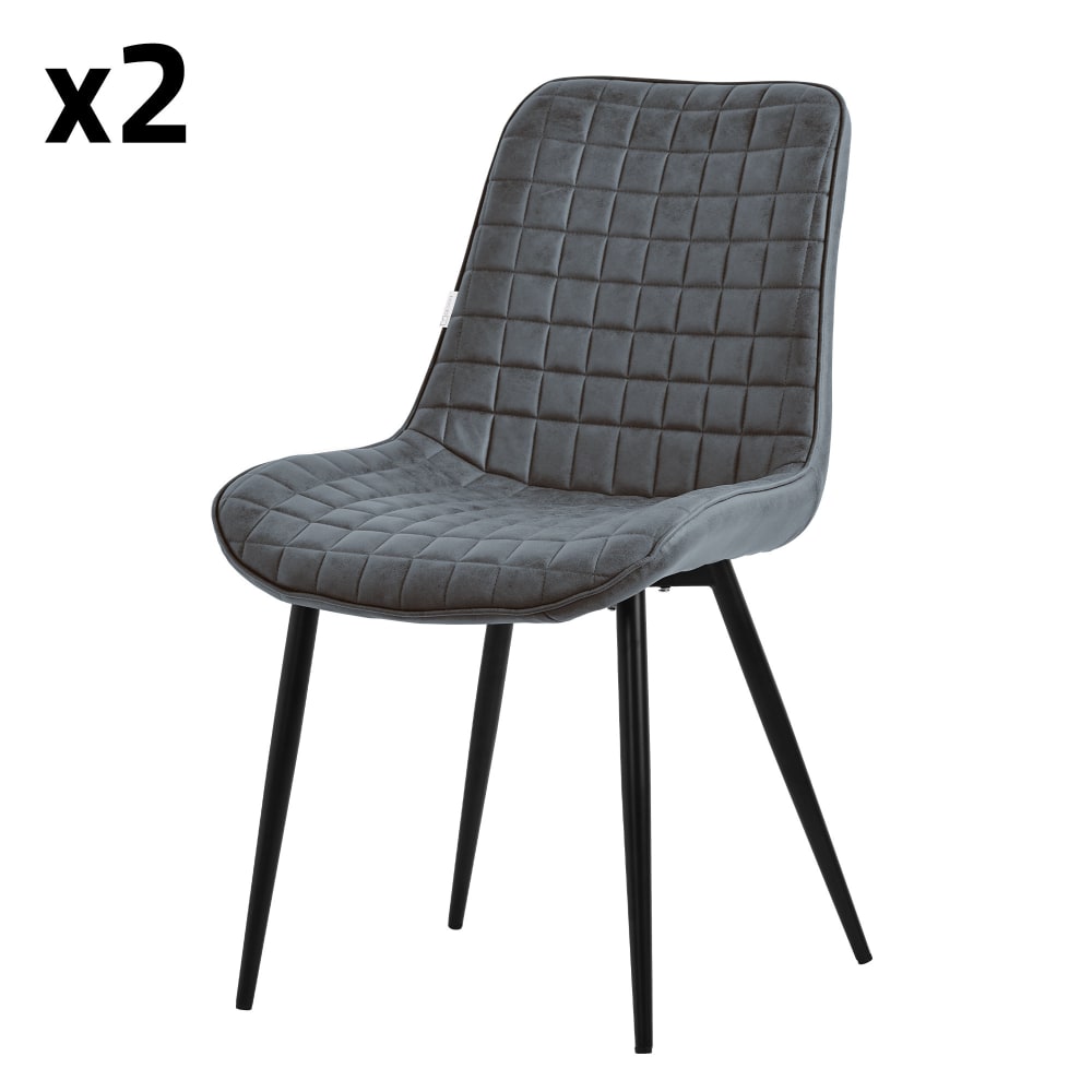 Lot de 2 chaises salle