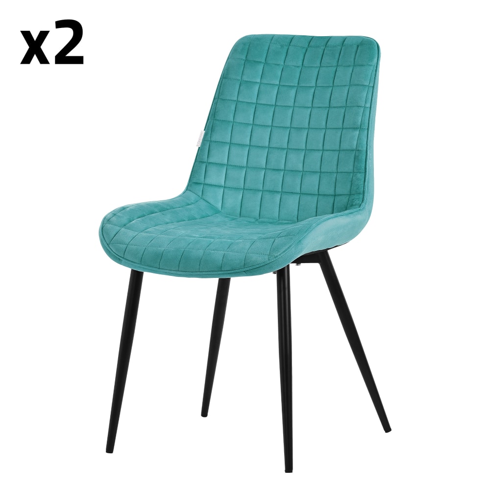Lot de 2 chaises salle
