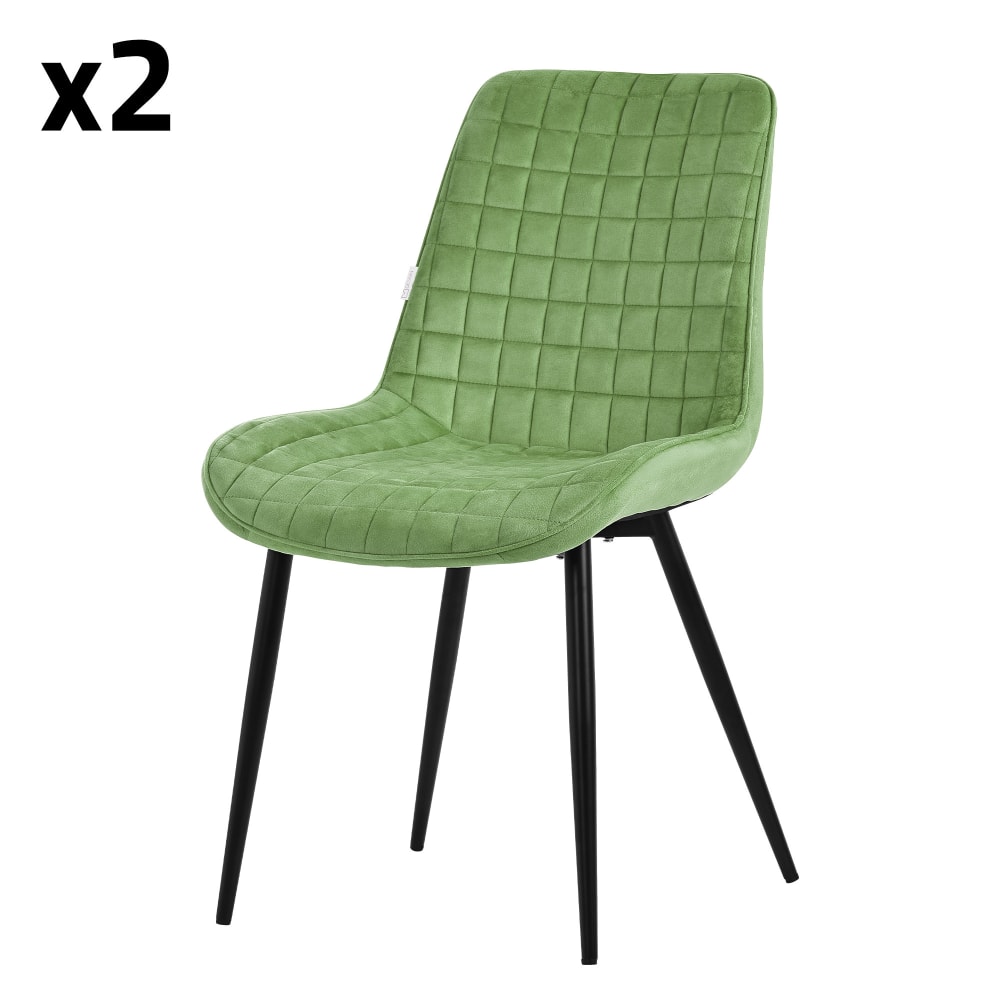 Lot de 2 chaises salle