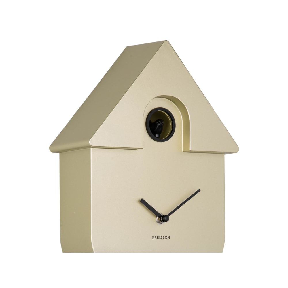 Horloge murale thermoplastique couleur doré 21.5x8.5x41cm - Maisons du Monde