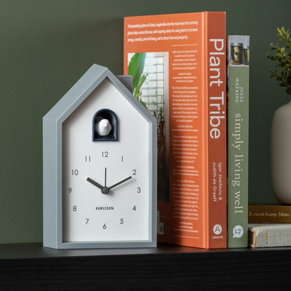 Réveil thermoplastique gris 12x6x20cm - Maisons du Monde
