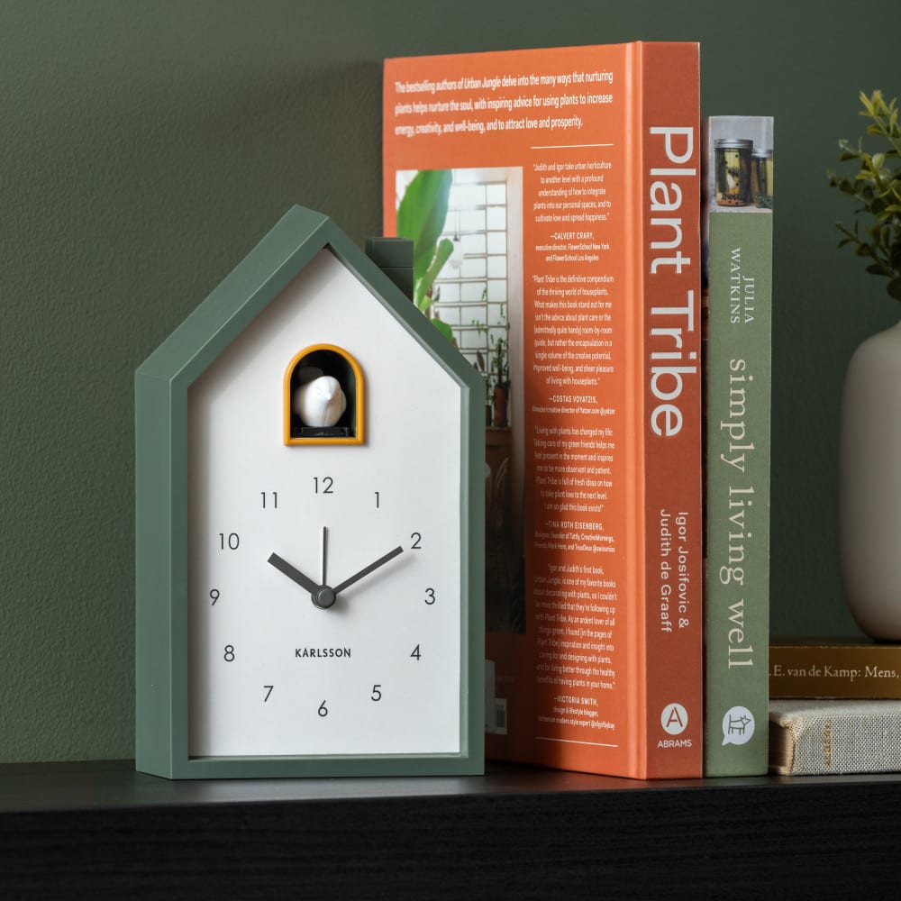 Réveil thermoplastique vert 12x6x20cm - Maisons du Monde