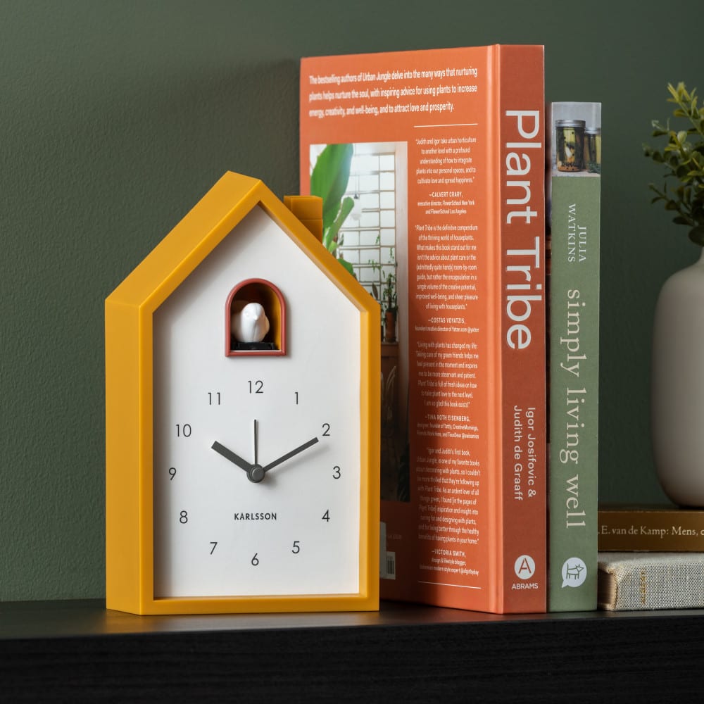 Réveil thermoplastique jaune 12x6x20cm - Maisons du Monde