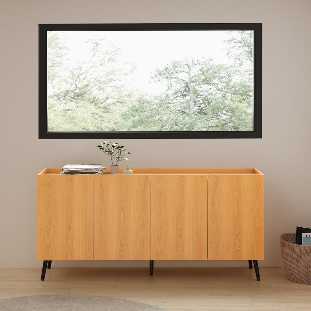Sideboard 4 türen Eichenfarbe - Maisons Du Monde