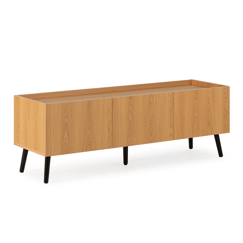 Meuble Tv 3 portes couleur Chêne