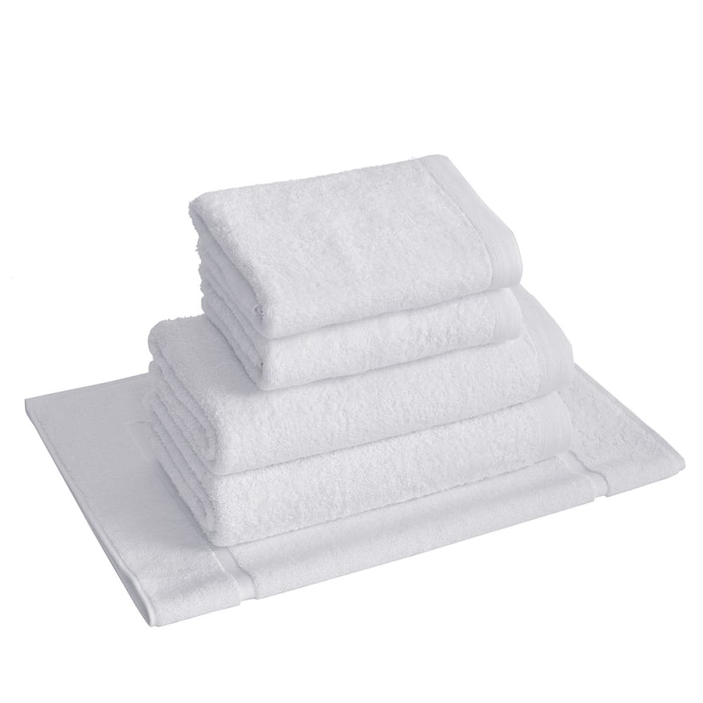 Eensemble de bain avec tapis 5 pièces blanc — vue 3