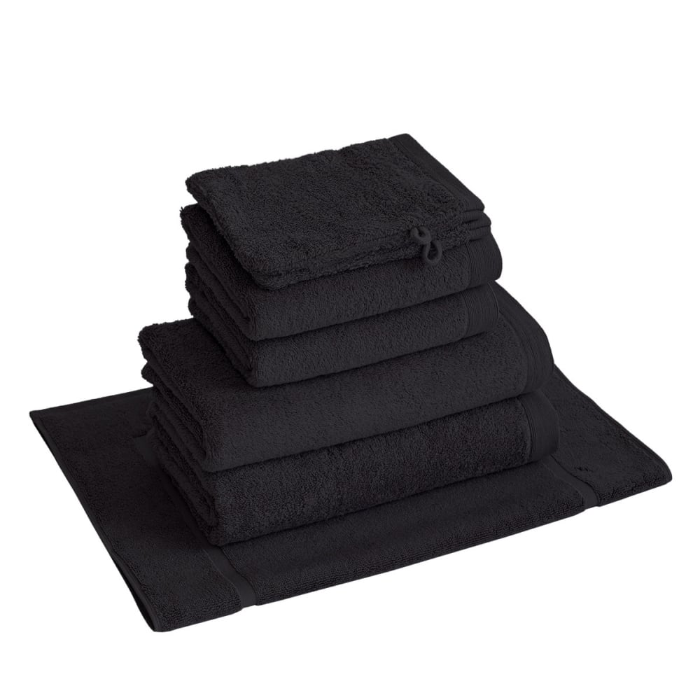 Eensemble de bain avec tapis 7 pièces carbone — vue 3