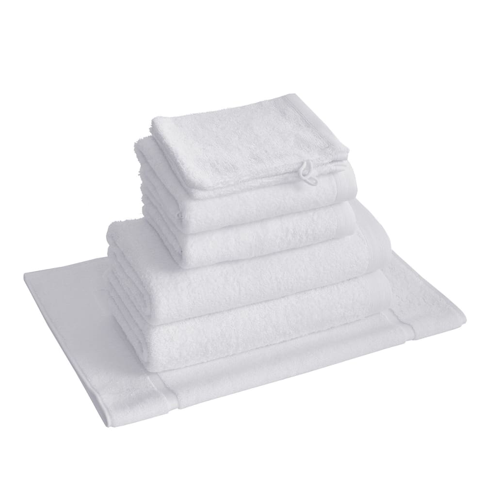 Eensemble de bain avec tapis 7 pièces blanc — vue 3