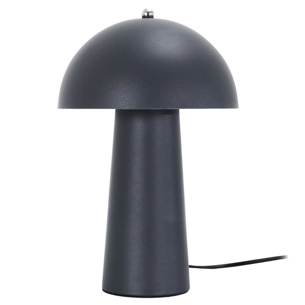 Lampe à poser champignon gris