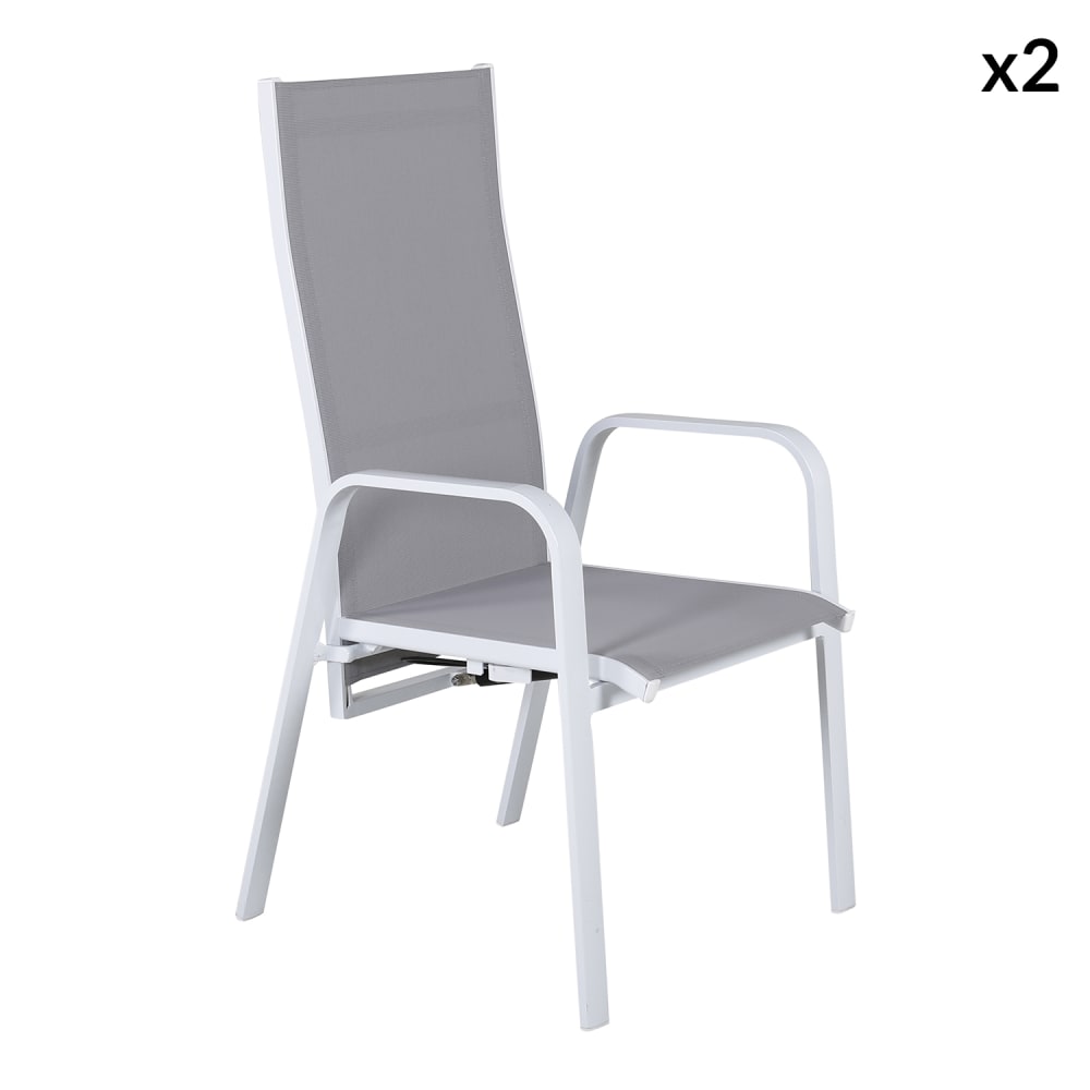 Lot de 2 fauteuils inclinable