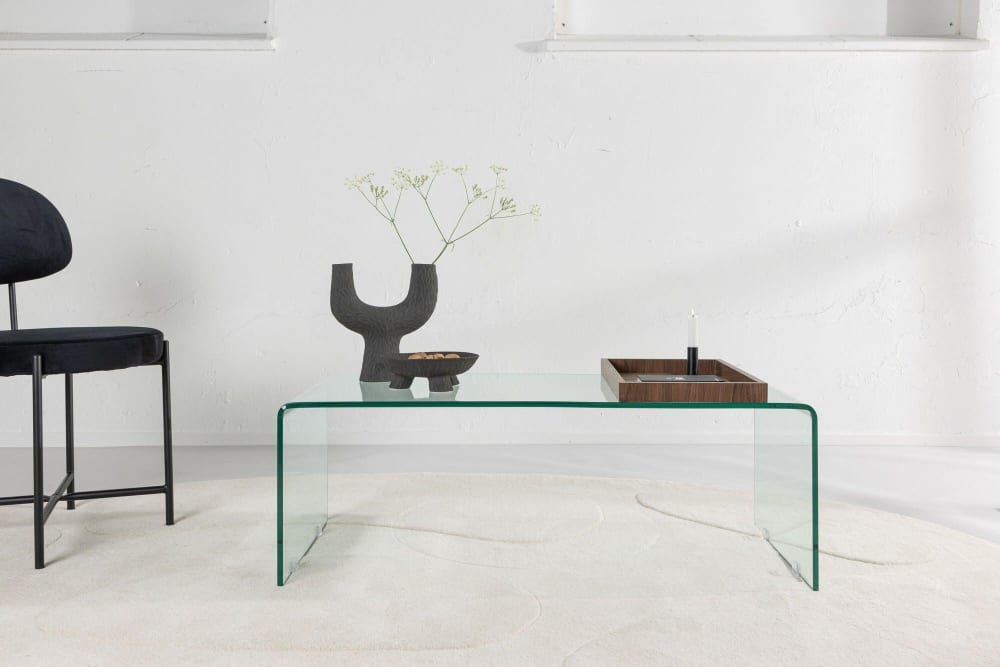 Table basse transparente en verre - Maisons du Monde