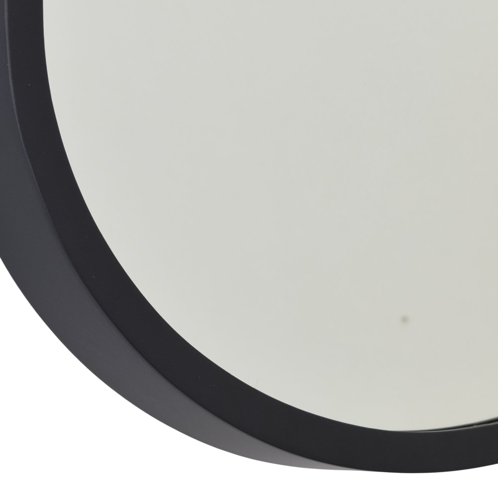 Spiegel aus Metall, 67x36 cm, Schwarz - Maisons Du Monde