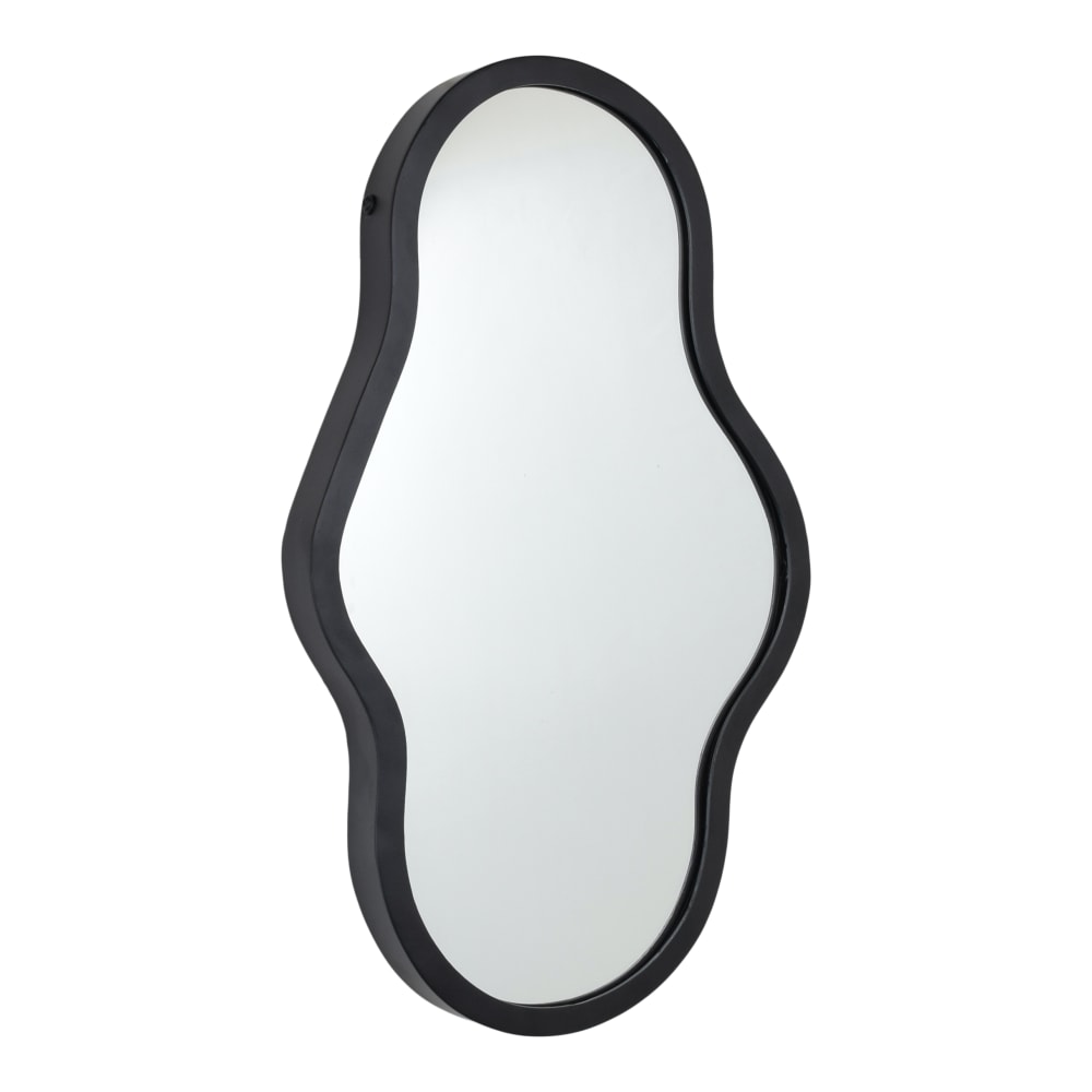 LOFT42 Spiegel aus Metall, 50x30 cm, Schwarz Schwarz Metall