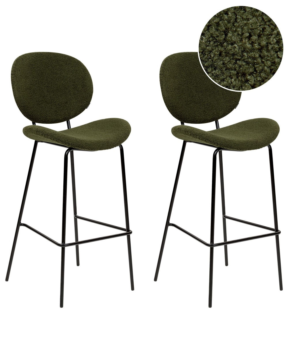 Lot 2 chaises bar