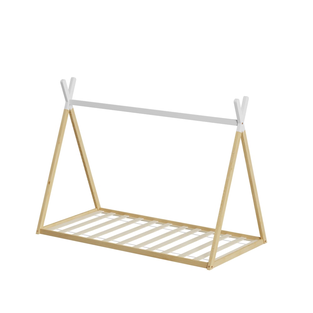 MINEA - Lit tipi Bois   (matelas non inclus) 90x190 cm