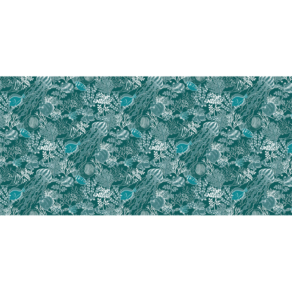 Papier peint enfant en apnée, vert 450 x 250cm - Maisons du Monde