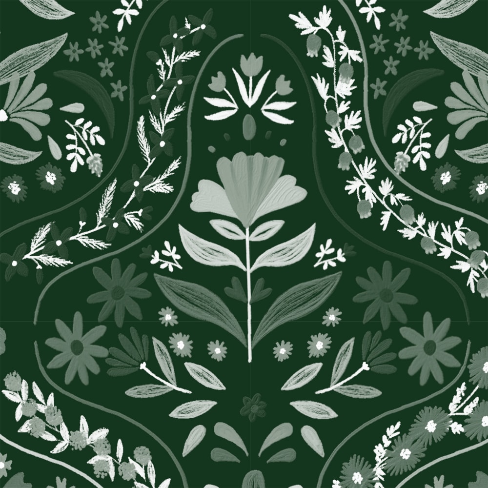 Papier peint crète, vert 525 x 250cm — vue 4
