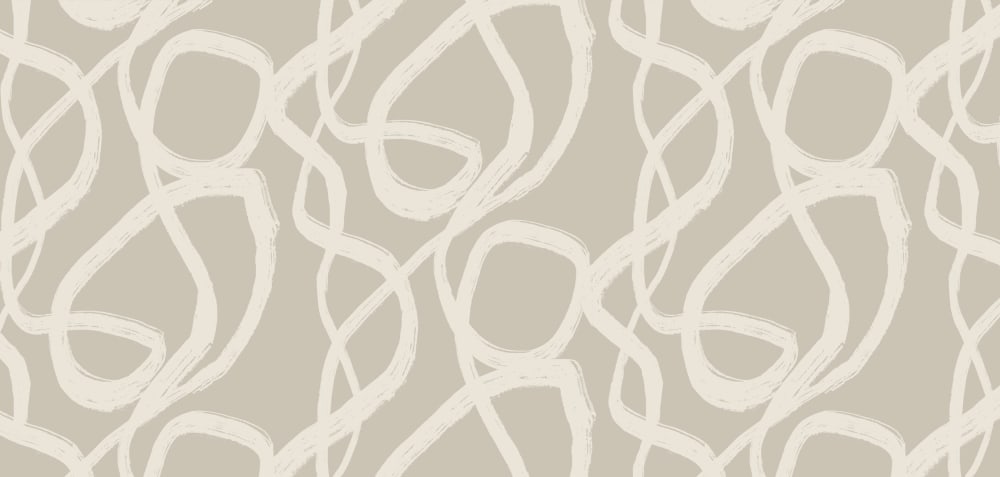 Papier peint art line, beige 300 x 250cm — vue 3