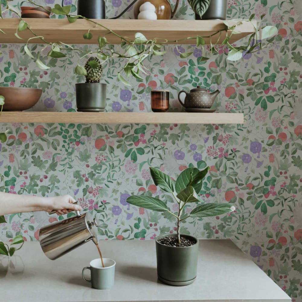 Papier peint panoramique liberty délicat couleurs 450x250cm-made in fr