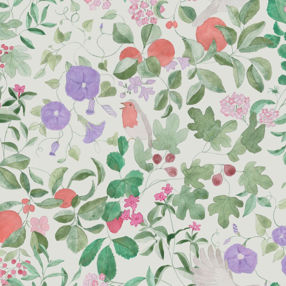 Papier peint liberty délicat, couleurs 450 x 250cm — vue 4