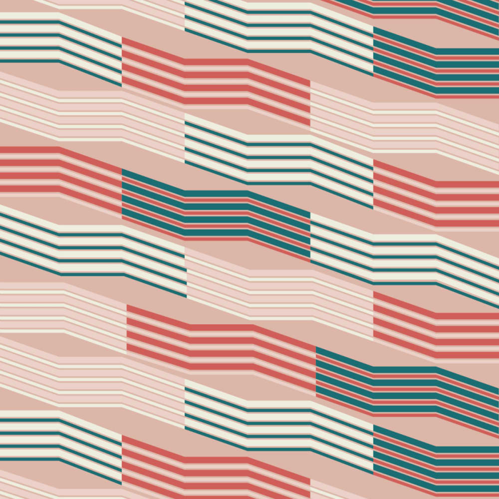 Papier peint atocha, rose 225 x 250cm — vue 4