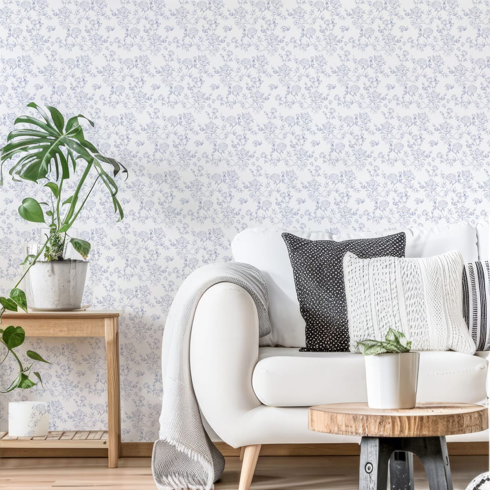 Papier peint  pivoines,