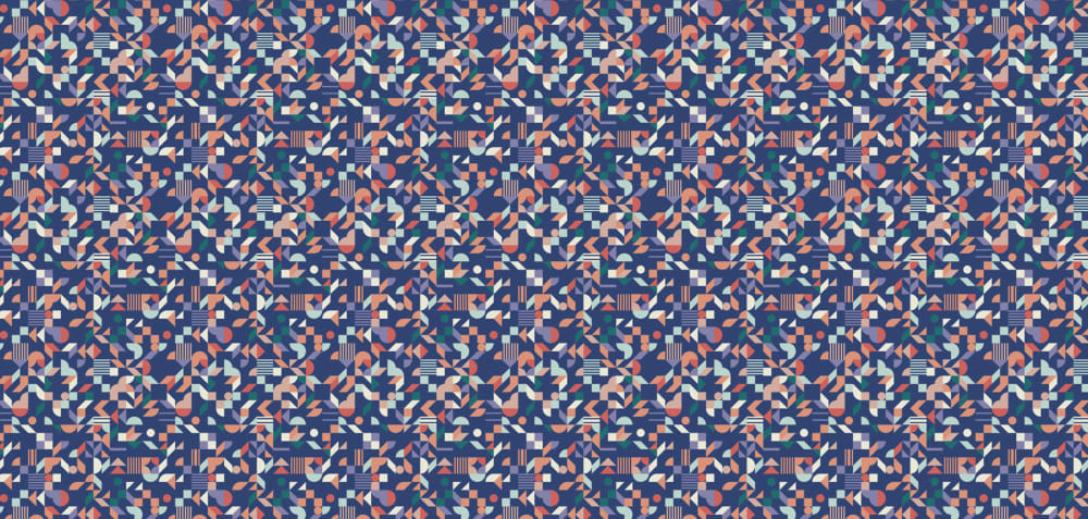 Papier peint moncloa, bleu 225 x 250cm — vue 3