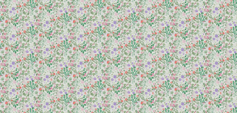 Papier peint liberty délicat, couleurs 300 x 250cm — vue 3