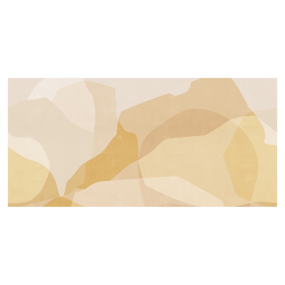 Papier peint paysage abstrait, jaune 525 x 250cm — vue 3