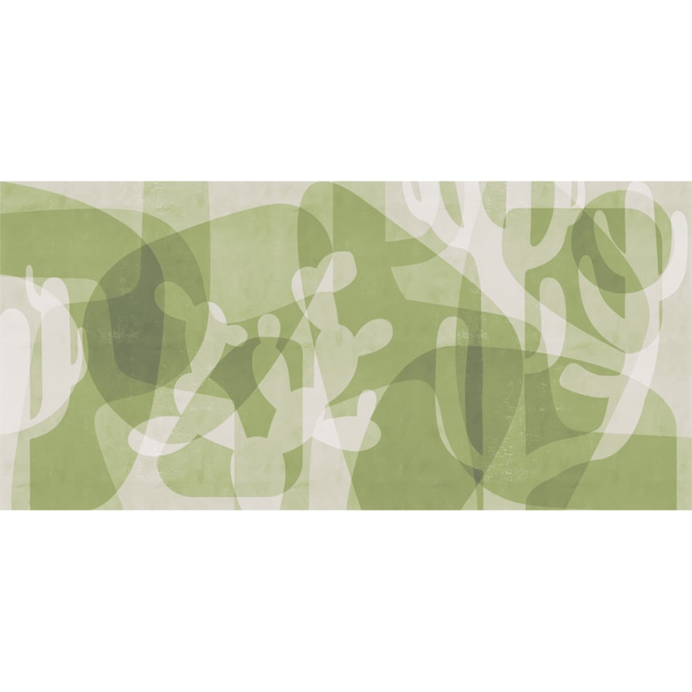 Papier peint cactus, vert clair 525 x 250cm — vue 3