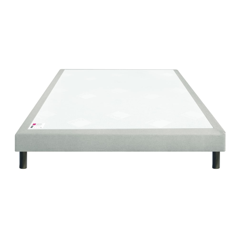 Sommier confort ferme chiné naturel 15 cm 100x200