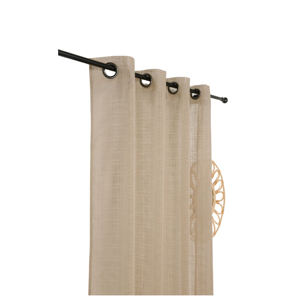 Rideau en polyester et en coton lin 145 x 260 cm