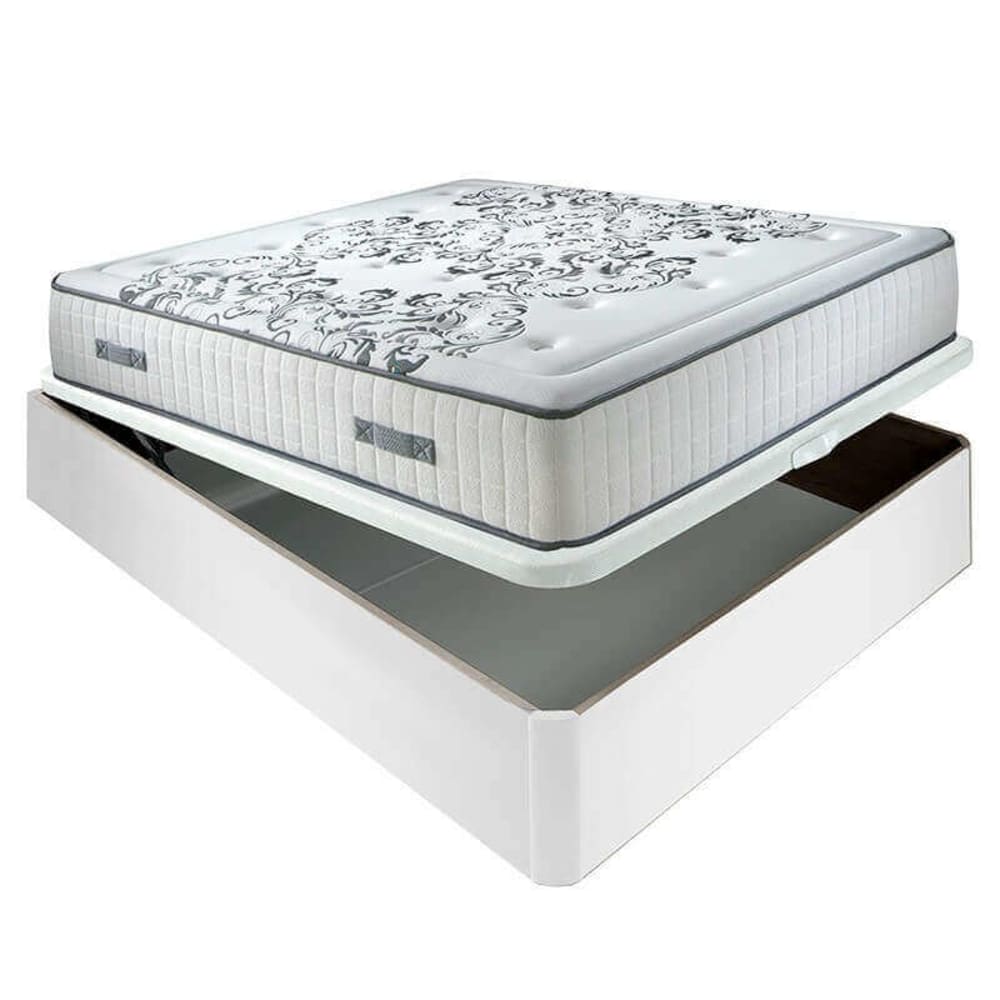 Aznar Canapé abatible 3d-colchón muelle- 150x200