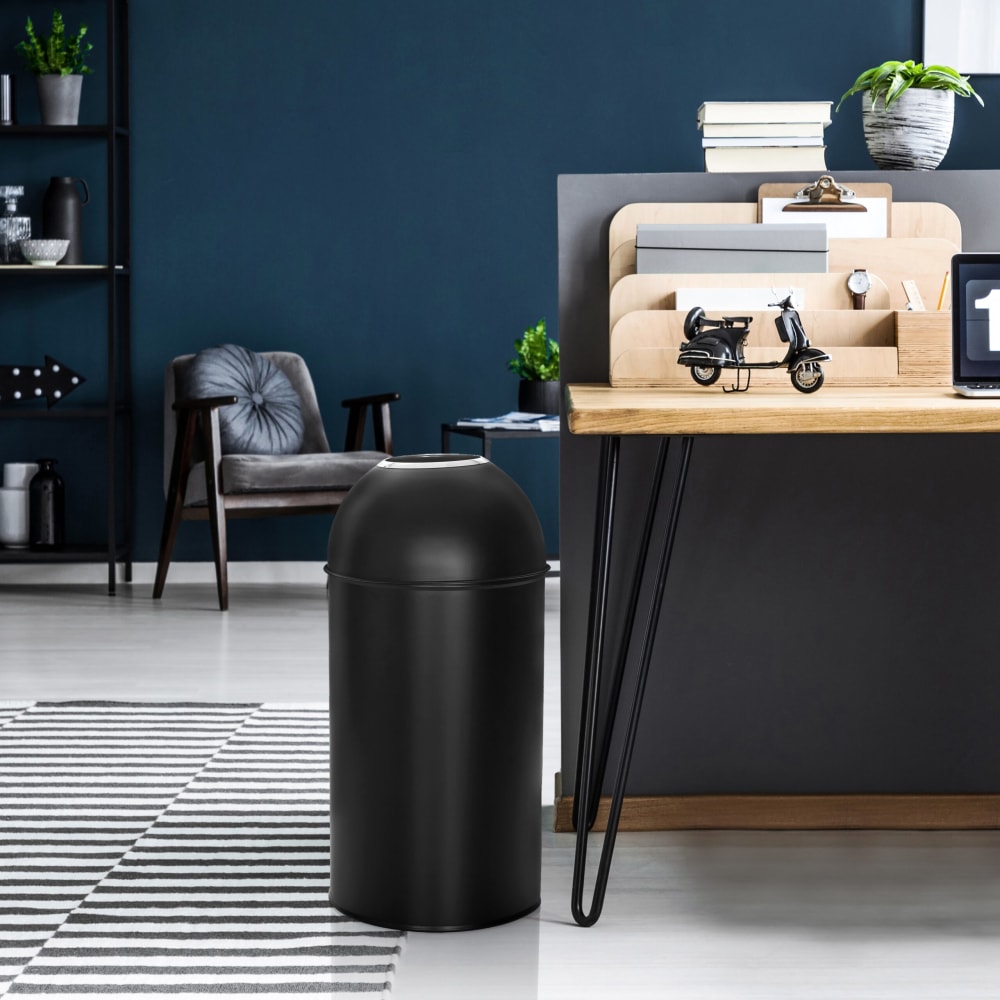 Mülleimer aus Eisen, Schwarz - Maisons Du Monde