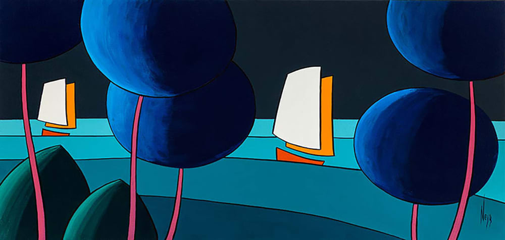 Papier peint œuvre marine haut de gamme 200g 300x600 cm 12 lés — vue 4