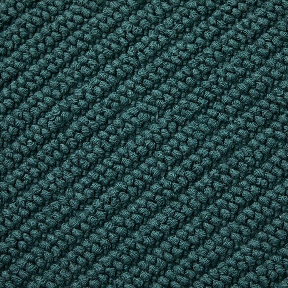 Tapis de bain en coton bleu 60 x 90 cm — vue 4