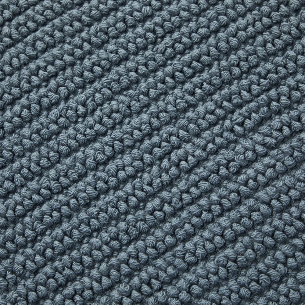 Tapis de bain en coton bleu 50 x 70 cm — vue 4