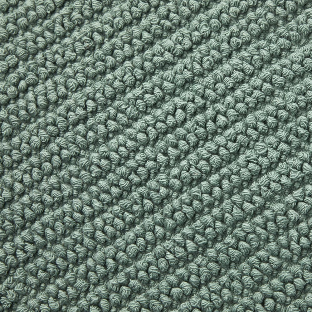 Tapis de bain en coton vert 50 x 70 cm — vue 4